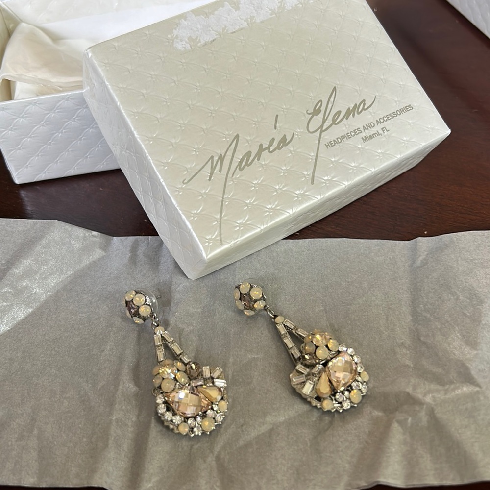 Custom Maria Elena Bridal Earrings